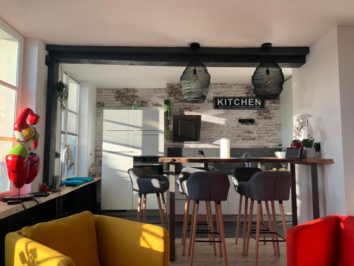 Apartamento La Loge Des Artistes Honfleur Exterior foto